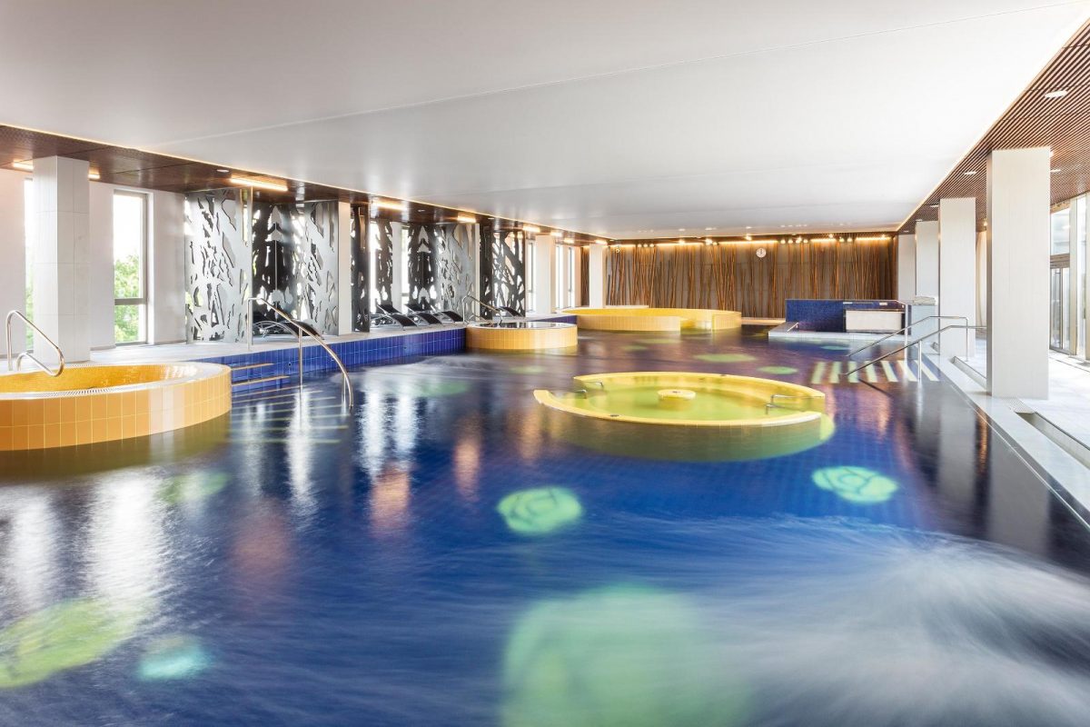 The spa pool at the Estonia Resort Hotel and Spa, Parnu, Estonia