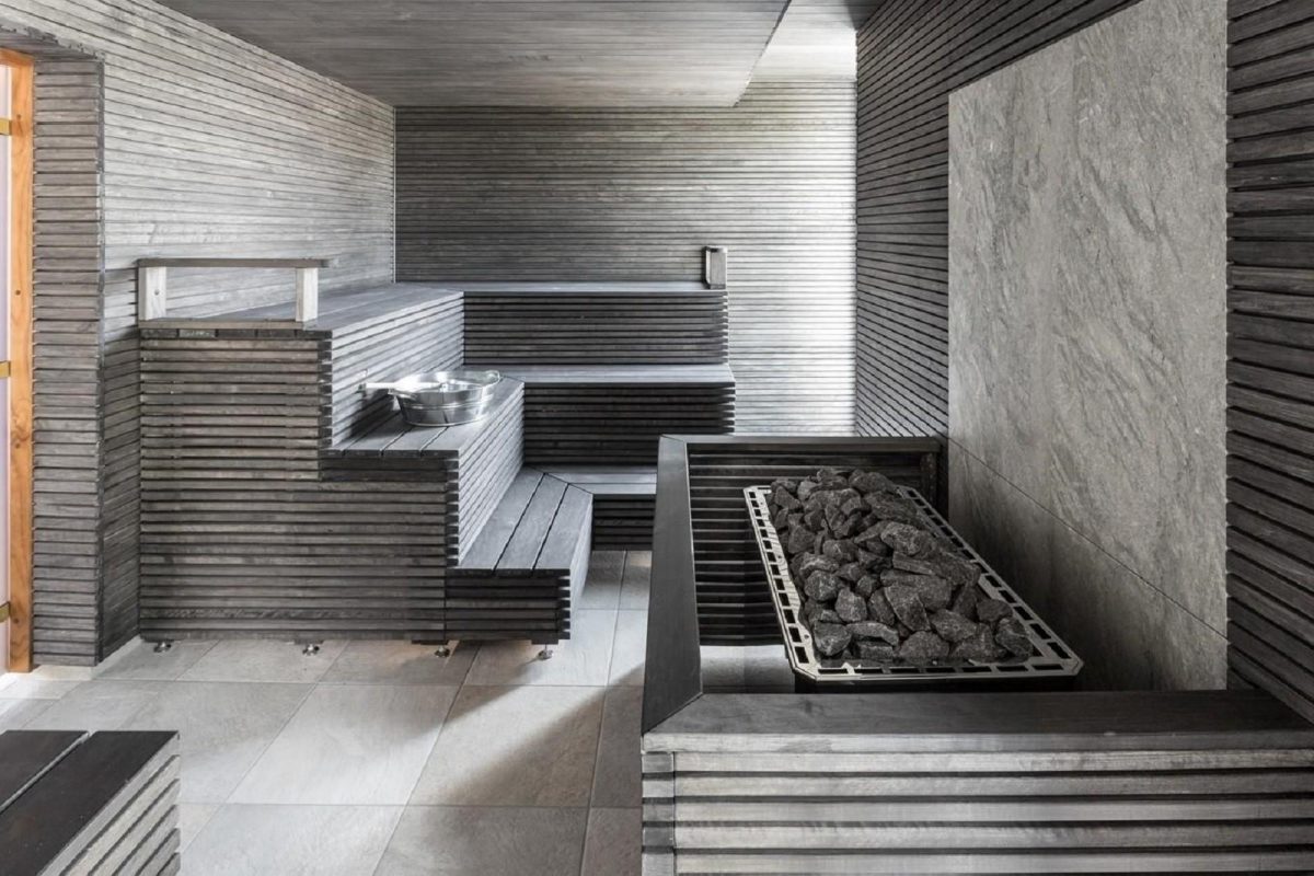 The sauna at Estonia Resort Htel and Spa, Parnu, Estonia