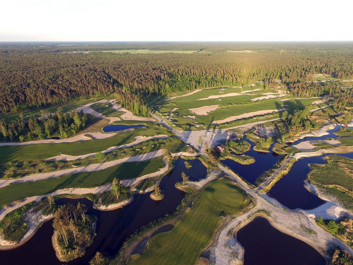 Over view of Parnu Bay Golf Club, Estonia