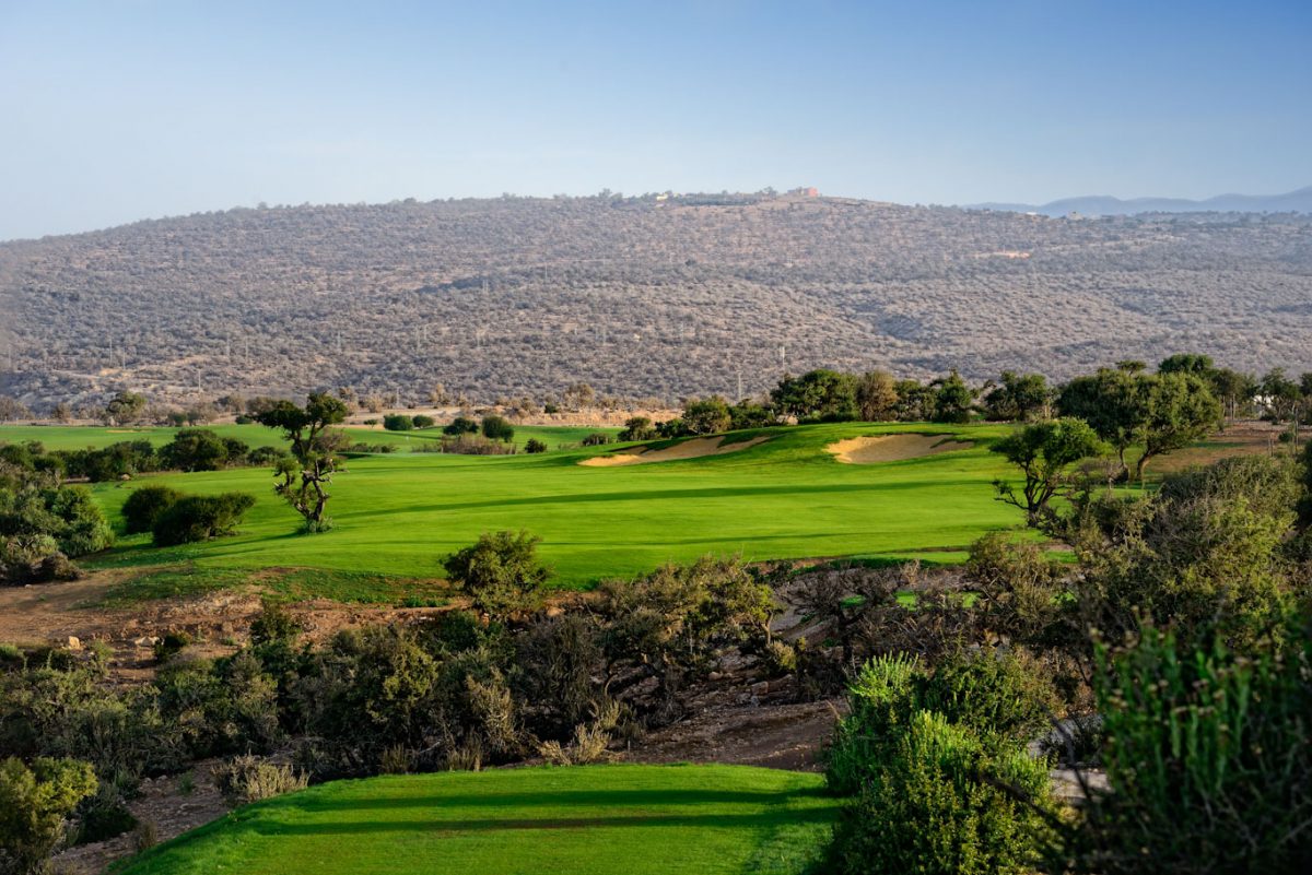 The 11th hole at Golf Tazegzout, Agadir, Morocco