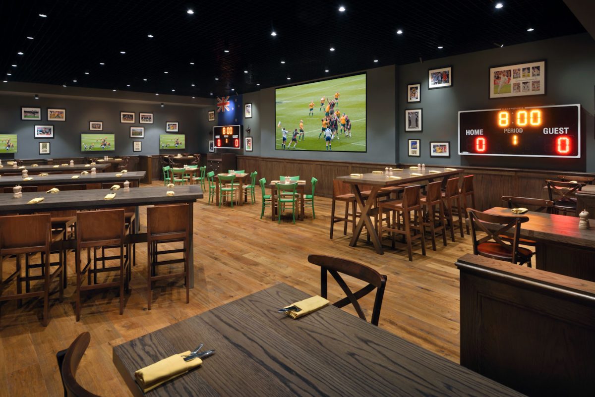 The sports bar at Address Hotel, Dubai Marina