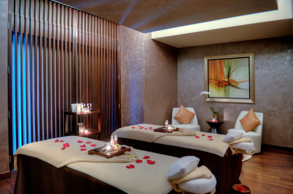 The spa at the Address Hotel, Dubai Marina