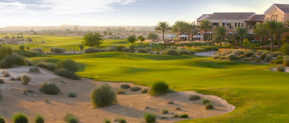 Nature surrounds the Arabian Ranches Golf Club, Dubai