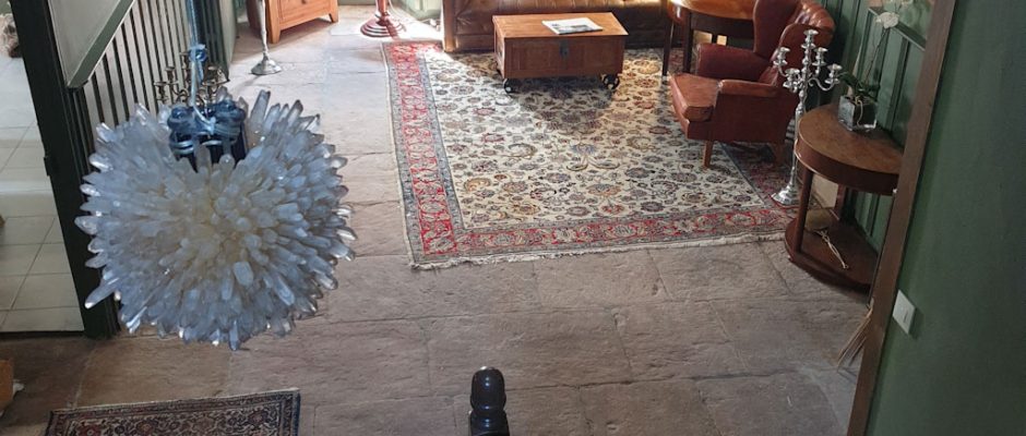 A cosy nook in the Casa Agara, near Bilbao, Spain