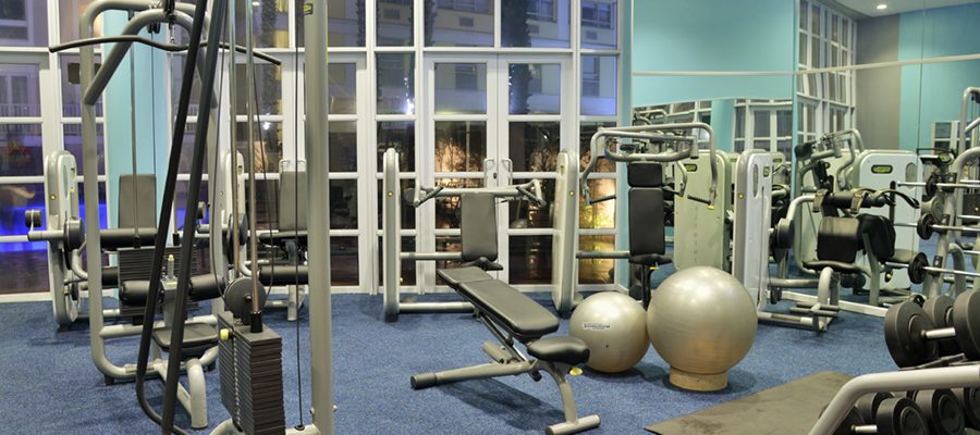 The gym at The Commodore Hotel, Cape Town, South Africa. Golf Planet Holidays