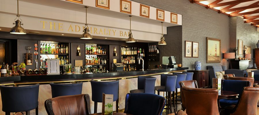 The Admiralty Bar in The Commodore Hotel, Cape Town, South Africa. Golf Planet Holidays.