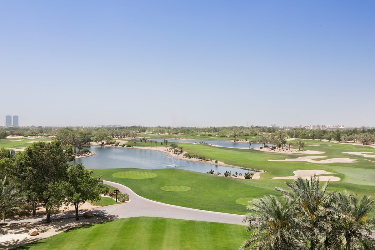 Aerial view of The Abu Dhabi Golf Club