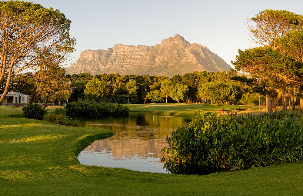 The 16th hole at King David Mowbray Golf Club, Cape Town, South Africa