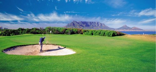 From the bunker to the green at Milnerton Golf Club, Cape Town, South Africa