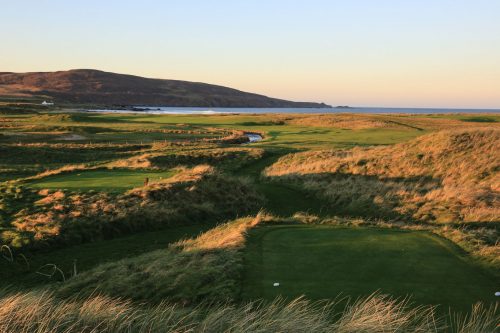 The rough is punishing at The Machrie and Golf Links, Isle of Islay