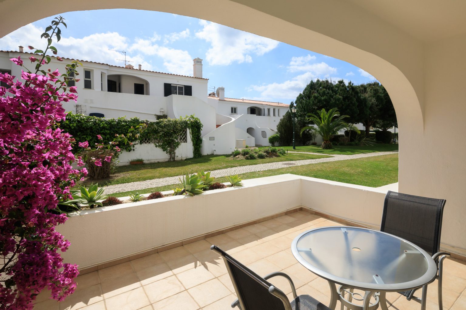 Your own terrace at Vale do Lobo resort on the Algarve, Portugal