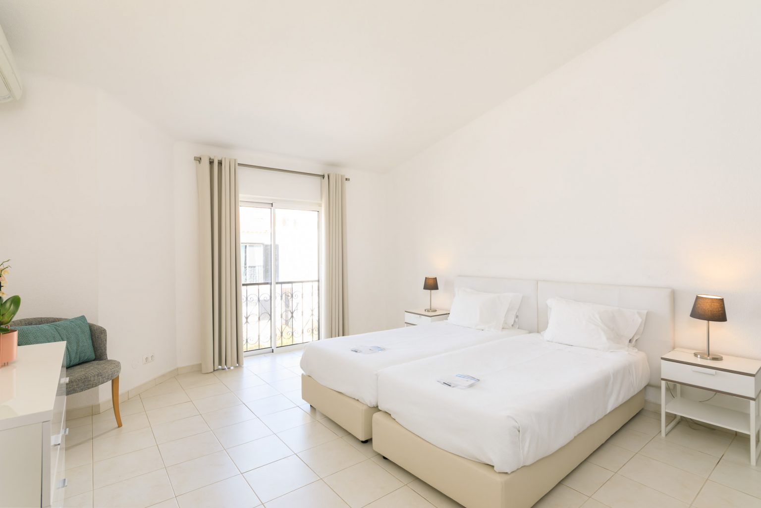 Large bedroom at Vale do Lobo Resort, Algarve, Portugal