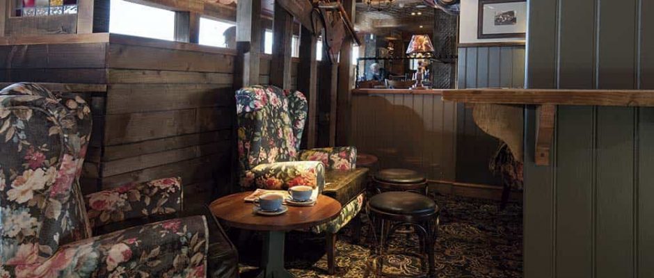 A cosy nook at The Amble Inn, Amble, England