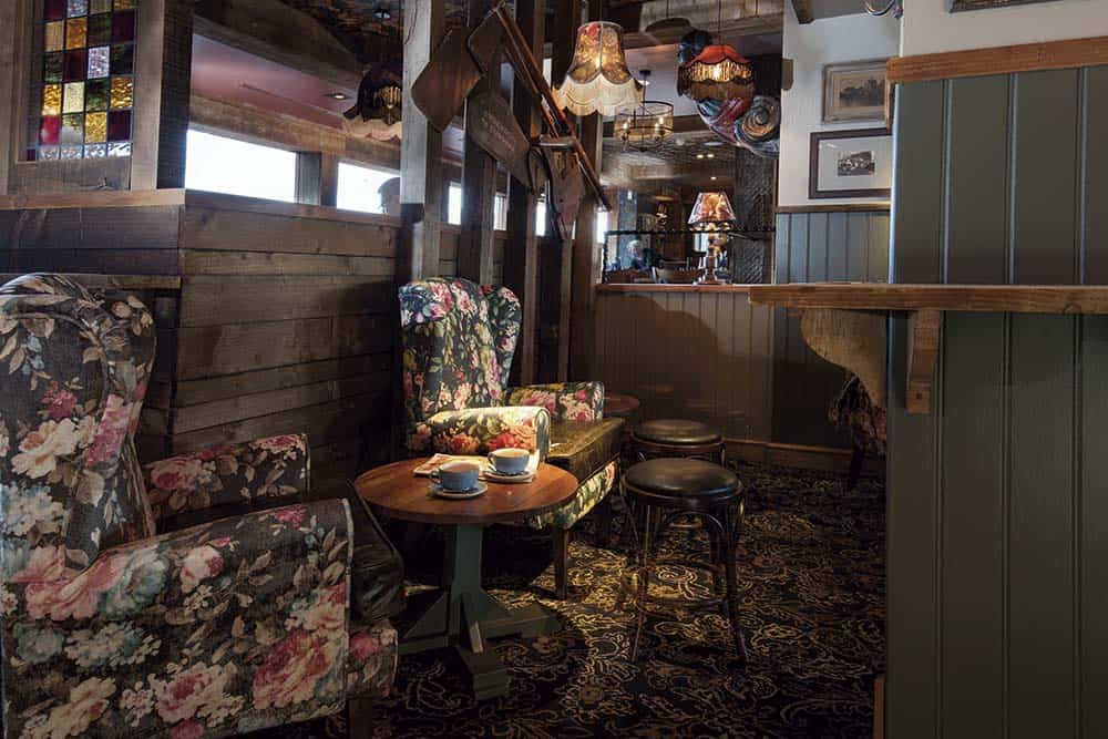 A cosy nook at The Amble Inn, Amble, England