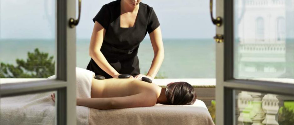 Spa treatment at The Grand Hotel Eastbourne, England