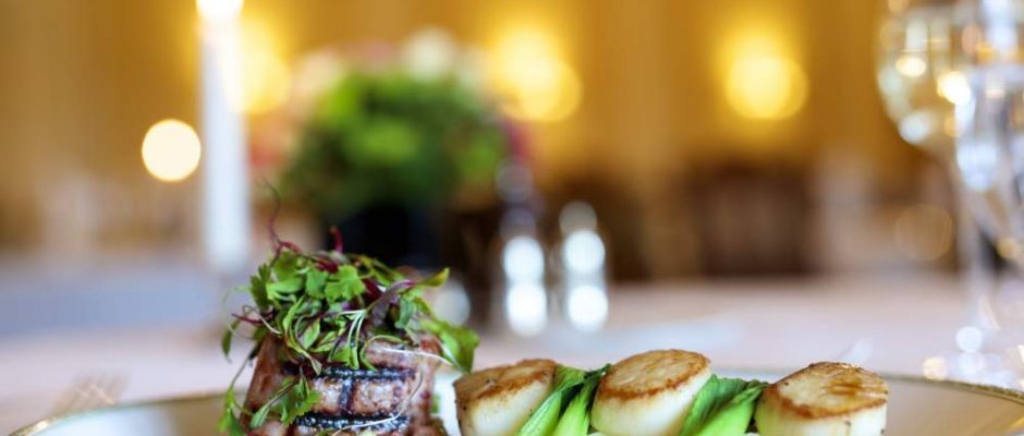 Fine dining at The Grand Hotel Eastbourne, England