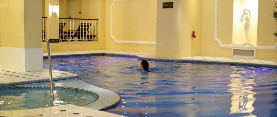 Indoor swimming pool at The Grand Hotel Eastbourne, England