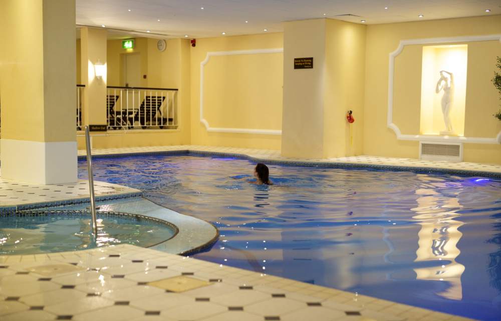 Indoor swimming pool at The Grand Hotel Eastbourne