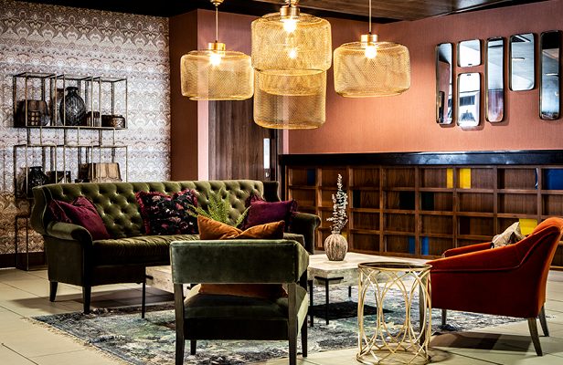 Classic lounge at The Bliss Hotel, Southport, England