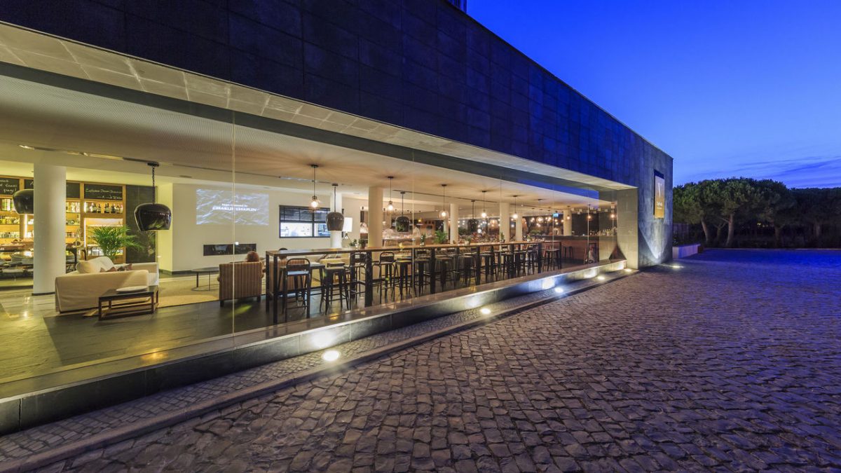 Luxury bar at Praia Verde Boutique Hotel, Castro Marim, Algarve, Portugal