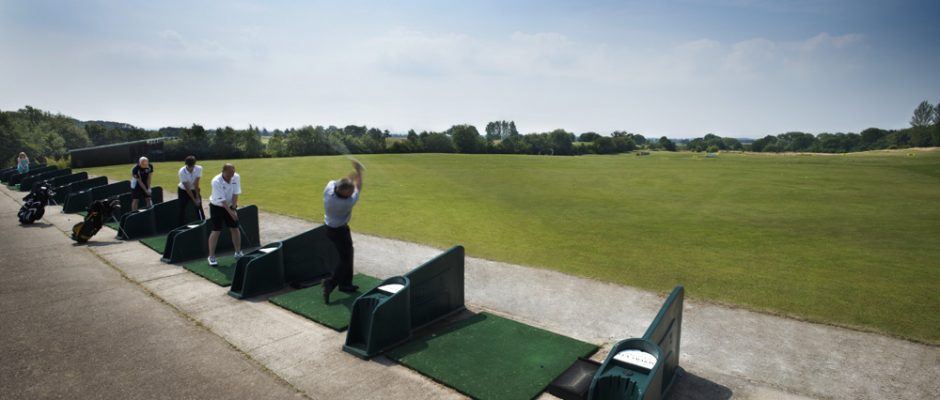 Practising your swing at The Warwickshire Golf Club, England