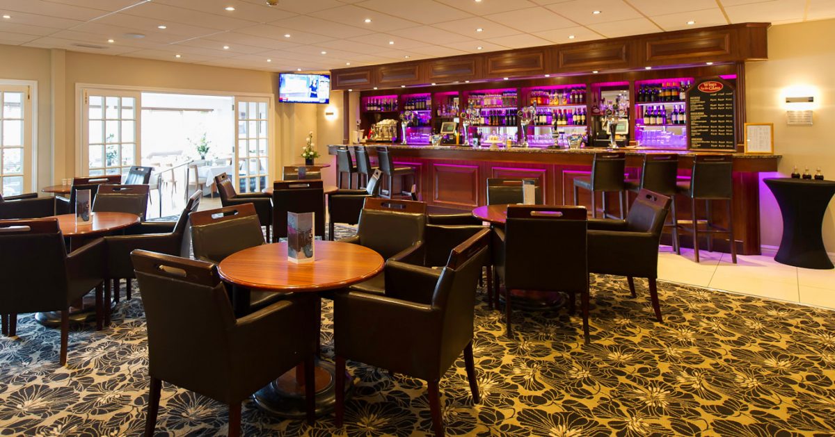 Enjoy a drink in the friendly bar at The Barnstaple Hotel Devon