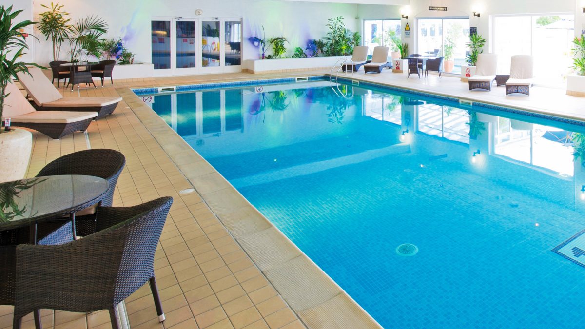 Swim in the indoor pool at The Barnstaple Hotel Devon, England