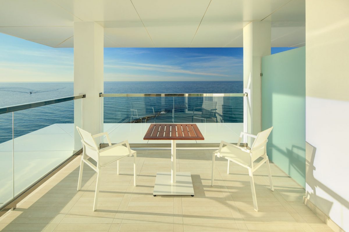 Enjoy drinks on your balcony at Amare Beach Hotel Marbella, Costa del Sol, Spain