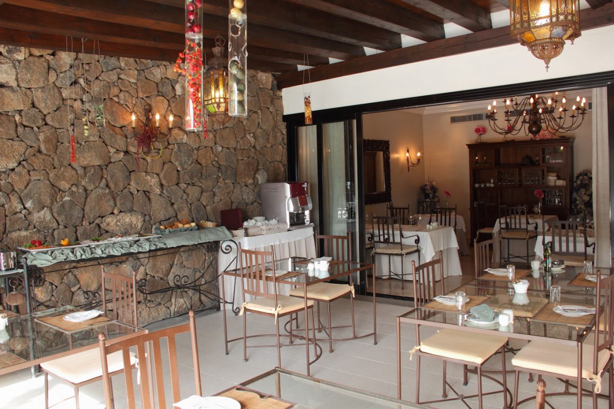 Restaurant at Villa Vik Lanzarote