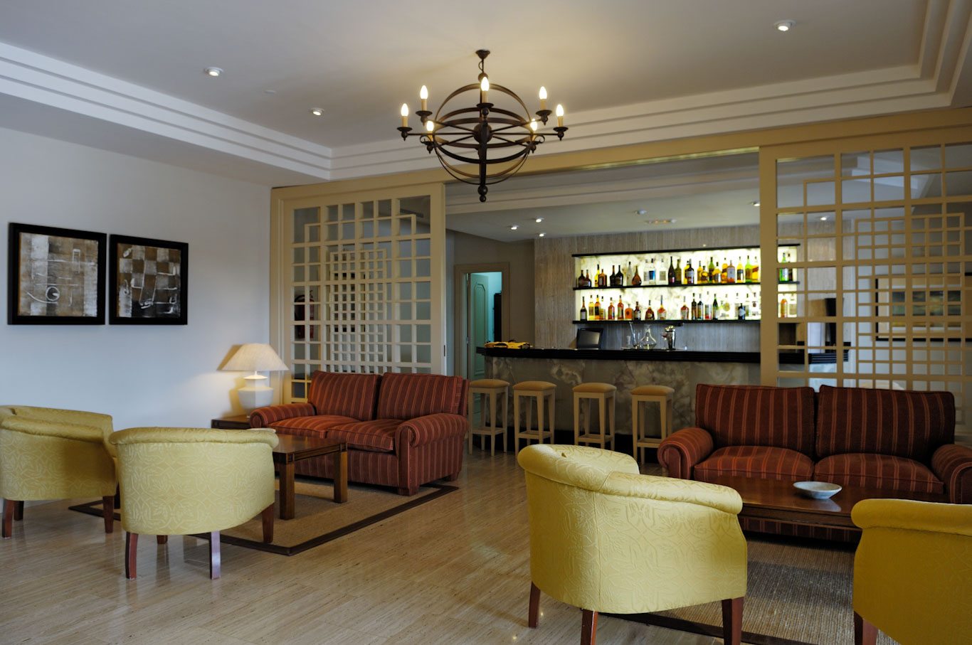 Bar area at Villa Vik Hotel Lanzarote, Canary Islands