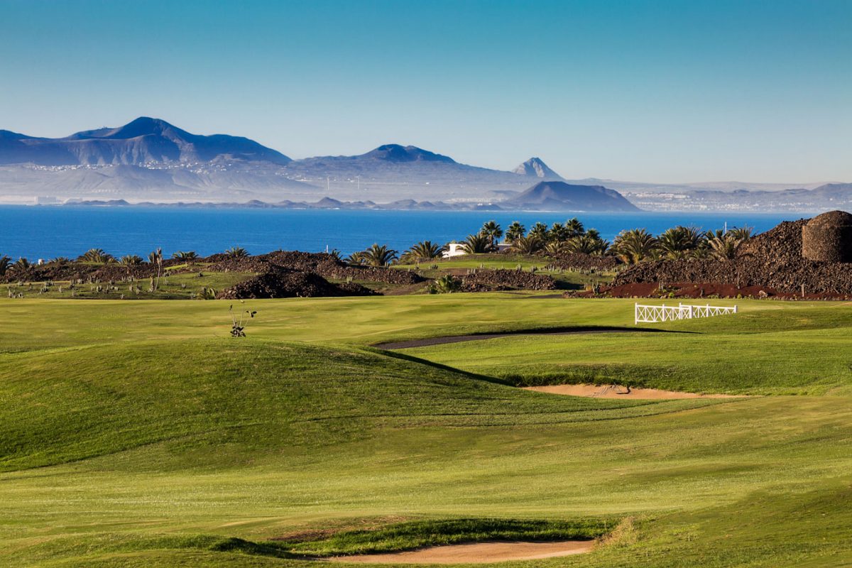 Stunning seaview from Lanzarote Golf Club, Canary Islands