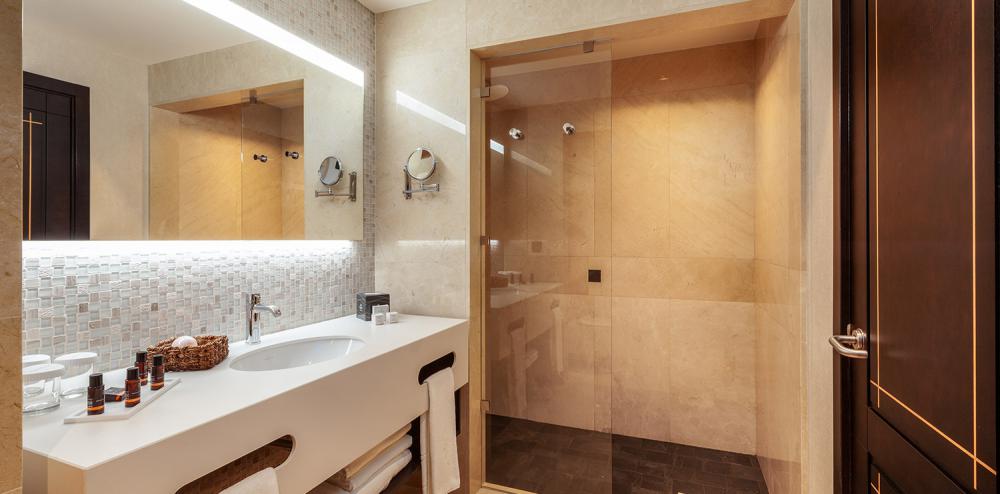 Hotel bathroom at Lopesan Costa Meloneras, Gran Canaria, Canary Islands