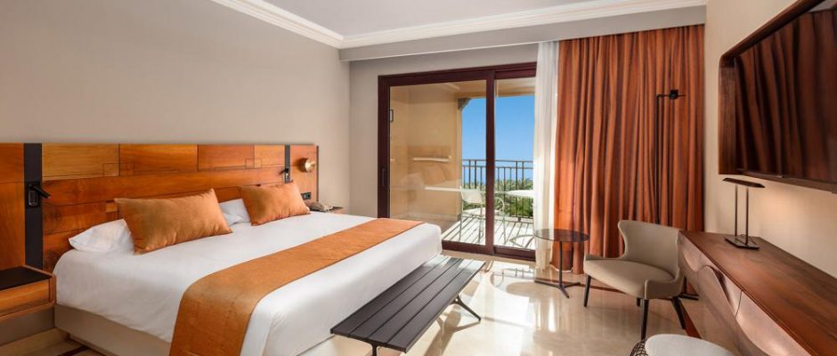 Tranquil bedroom at Lopesan Costa Meloneras, Gran Canaria, Canary Islands