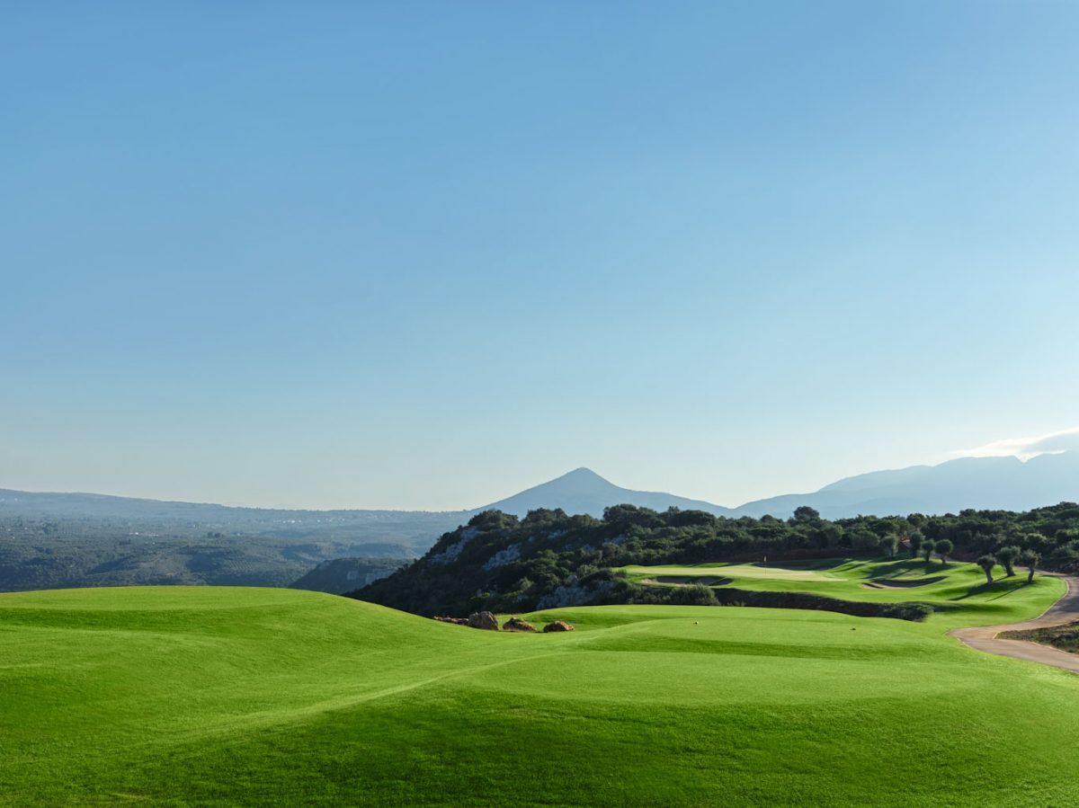The International Olympic Academy Course at Costa Navarino is a tough layout