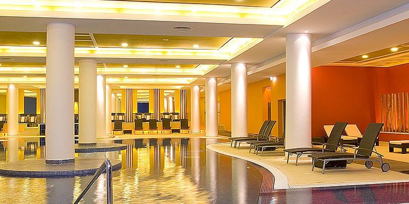 The indoor pool at Pestana Casino Park Funchal, Madeira