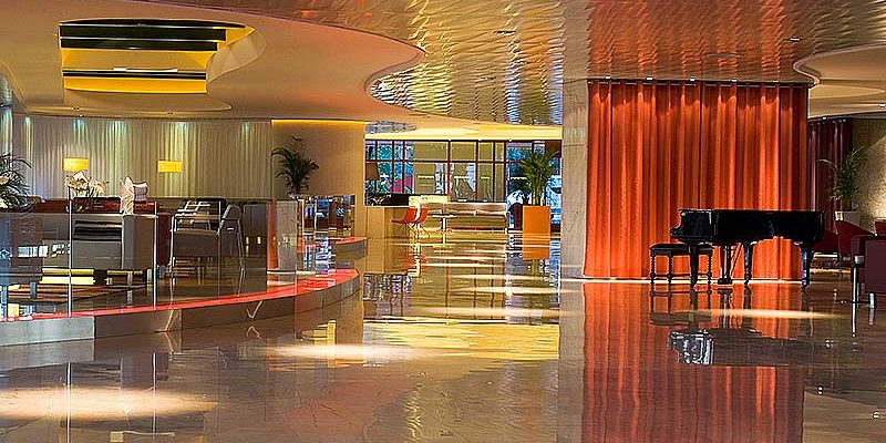 Elegant piano bar at Pestana Casino Park hotel Funchal, Madeira