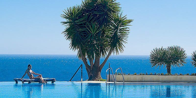 Keep cool by the pool at Pestana Casino Park hotel Funchal, Madeira
