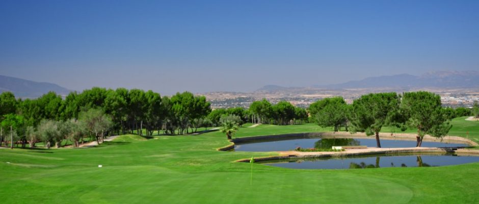Over the horizon at Altorreal Golf, Murcia, Spain
