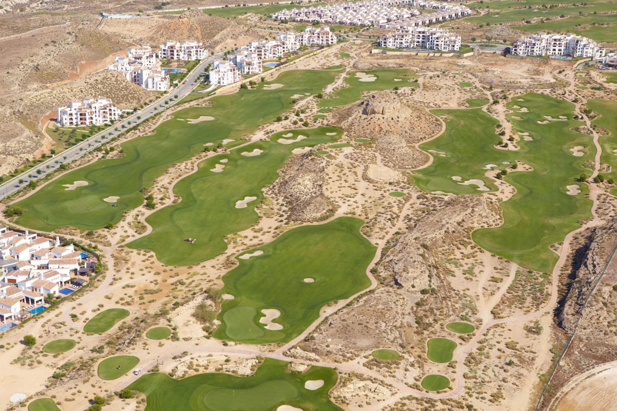 Dramatic dunes at El Valle Golf Course, Murcia, Spain