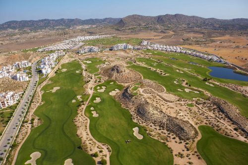 Aerial view of El Valle Golf Course, Murcia, Spain