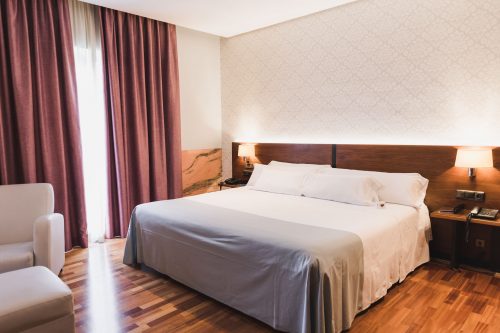Plenty of space in your bedroom at Tryp Rincon de Pepe, Murcia, Spain