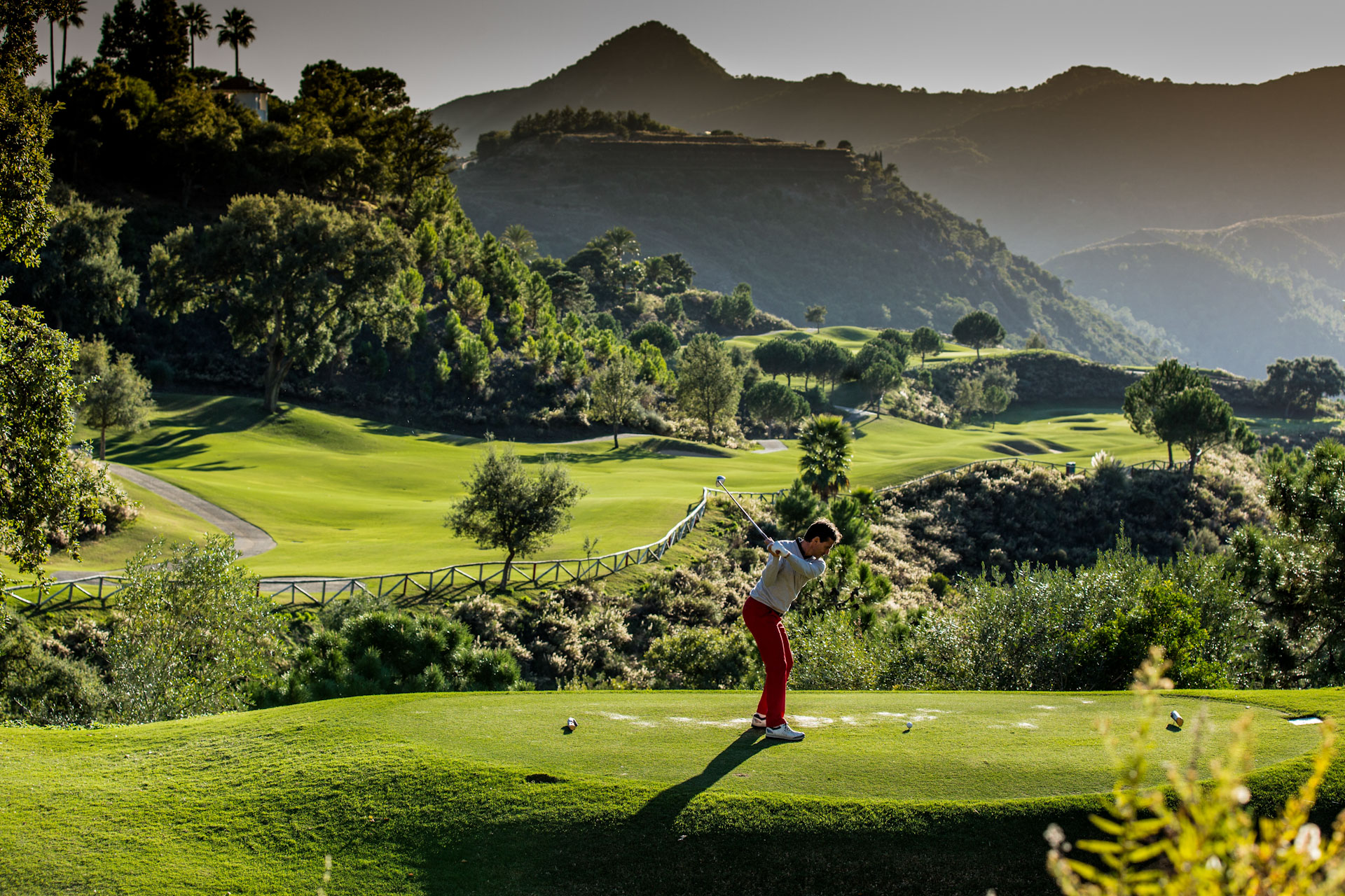 Stunning setting for La Zagaleta Golf Club, Costa del Sol, Spain