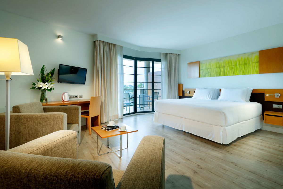 A bedroom at Hotel Exe Estepona, Costa del Sol, Spain