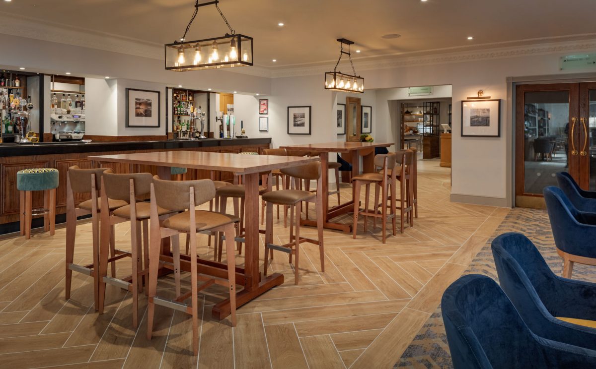 The snug bar at Forest Pines Spa and Golf Resort, Lincolnshire, England