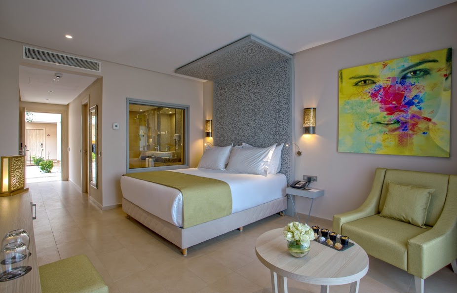 A double superior room at Be Live Collection, Marrakech, Morocco