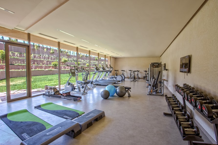 The gym at Be Live Collection hotel, Marrakech, Morocco