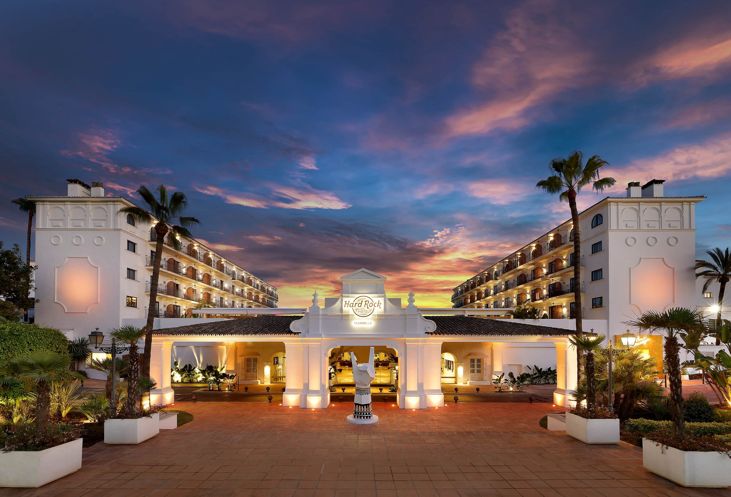 Welcome to the Hard Rock Hotel, Marbella, Costa del Sol, Spain