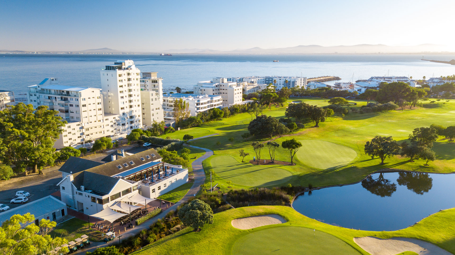 Beautiful views from Metropolitan Golf Club, Cape Town, South Africa