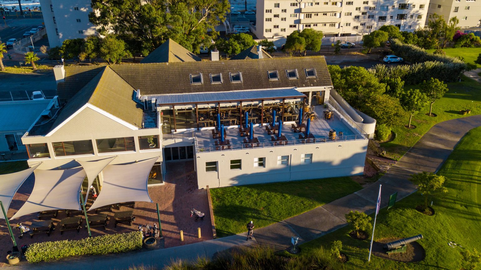 The Metropolitan Golf Club clubhouse in Cape Town, South Africa