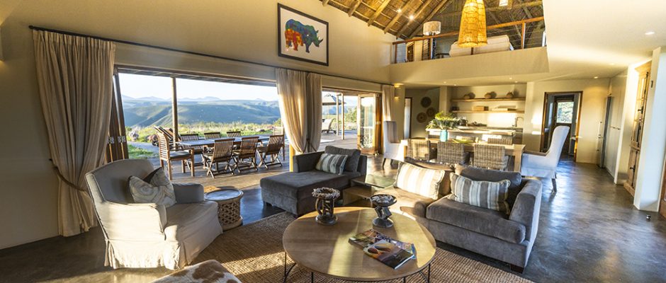 Inside a Bush Villa at Gondwana Game Reserve, South Africa